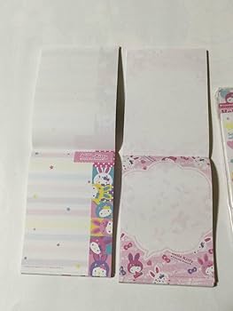 Amazon.co.jp: 2010年 キティ カラフルバニー メモ帳2冊＆レター